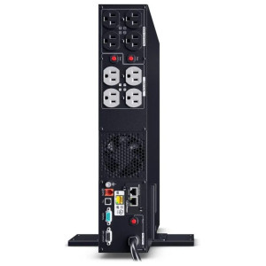 CyberPower PR1000RT2UCN Rack/Tower UPS, UL Rated, Rotatable LCD panel, 8× NEMA 5-15R, Expanded runtime